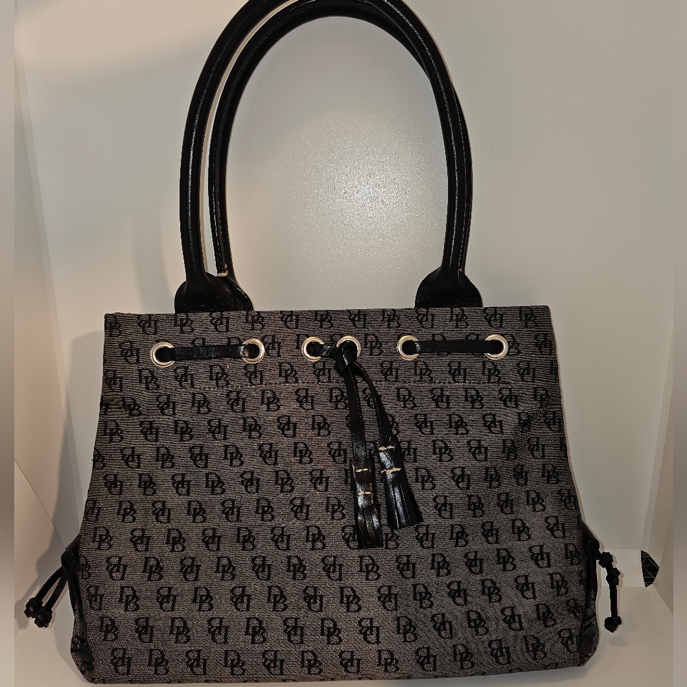 Dooney And Bourke Black and Gray Tote Bag